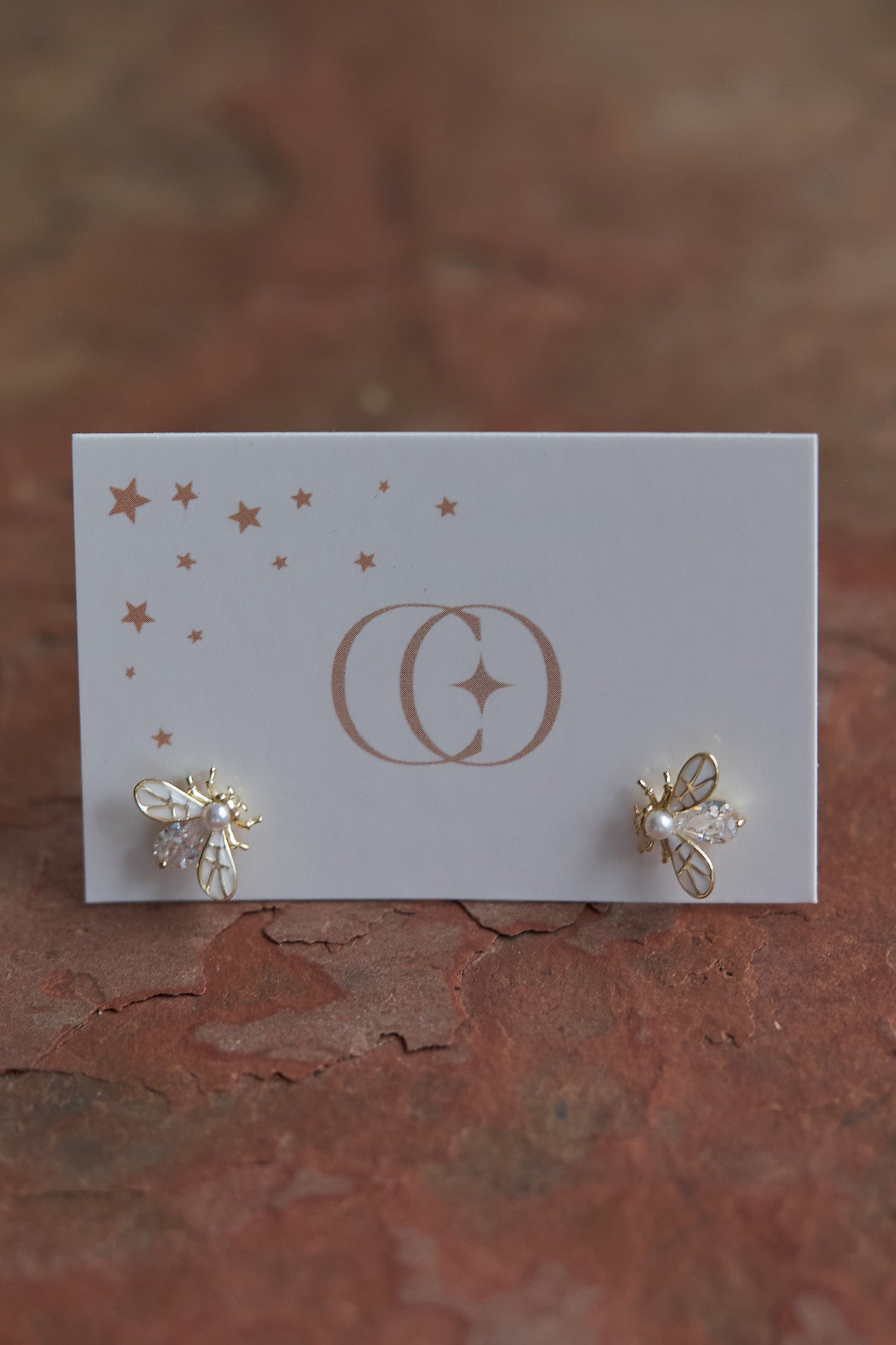 Firefly pearl earrings