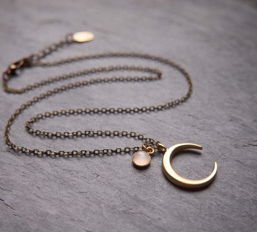 Luna moon necklace store