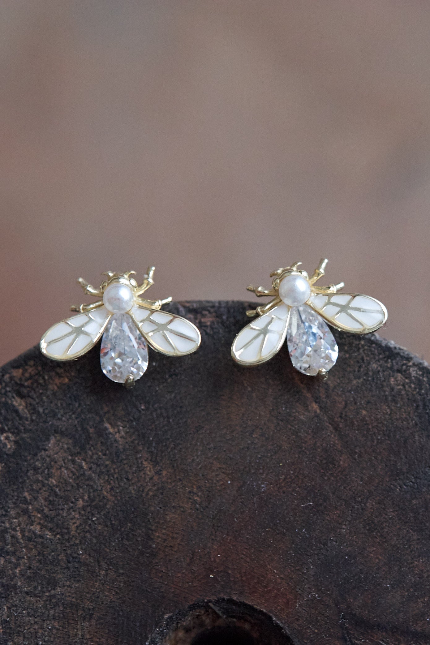 Firefly pearl earrings