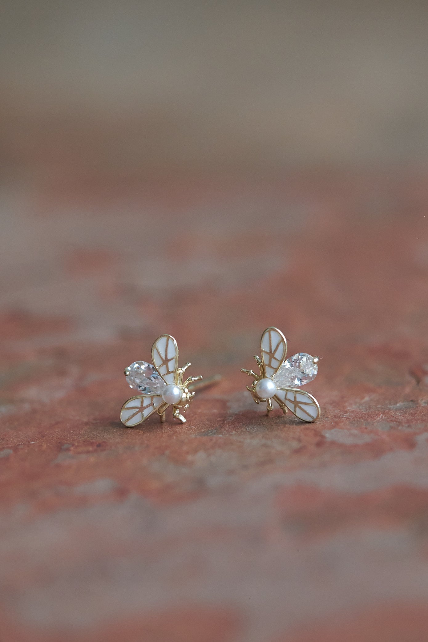 Firefly pearl earrings