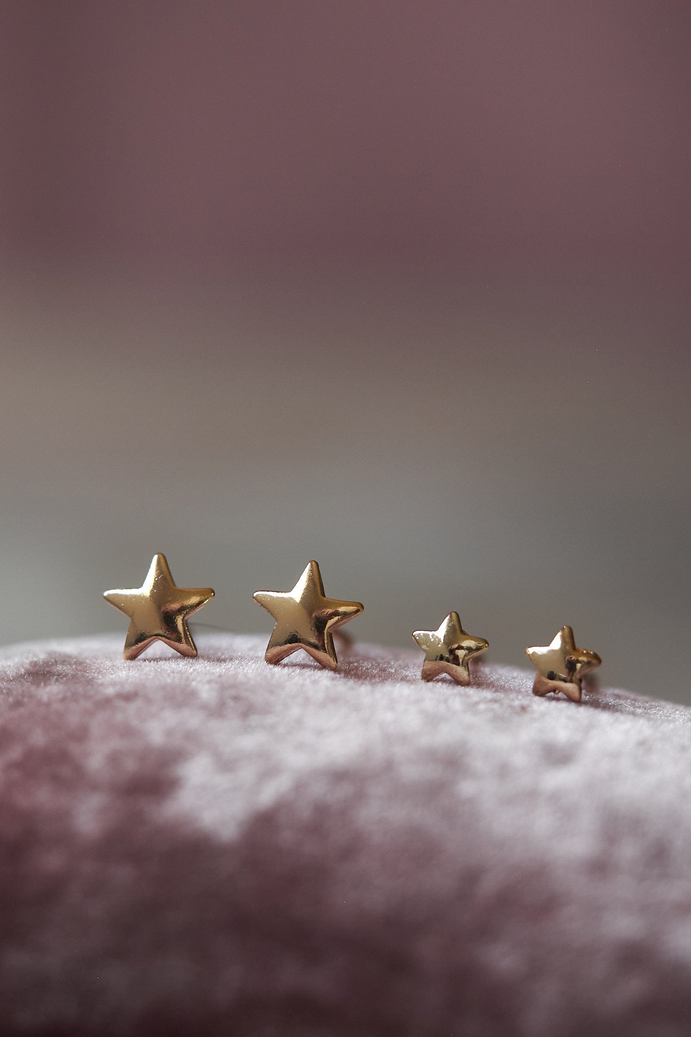 Golden Star Stud Earrings