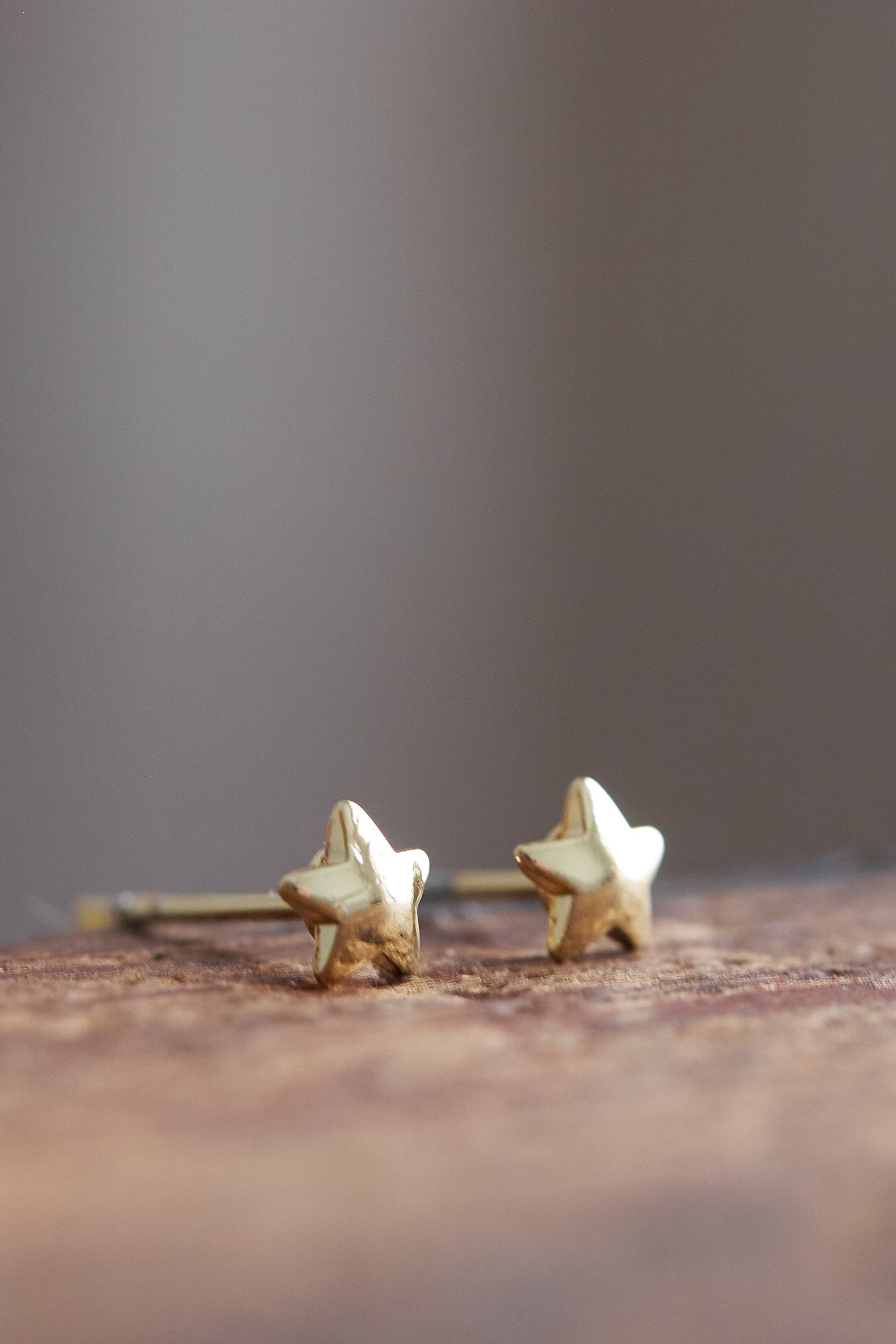 Golden Star Stud Earrings