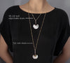 Sparkly amethyst pendulum necklace